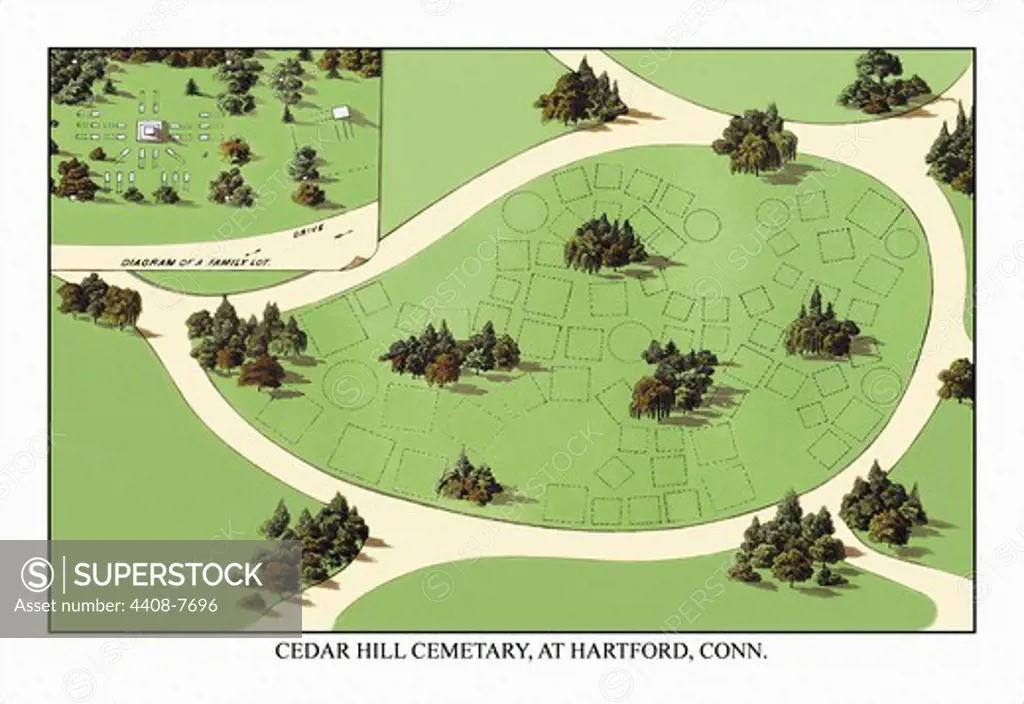 Cedar Hill Cemetery, at Hartford, Conn., Landscape Architecture