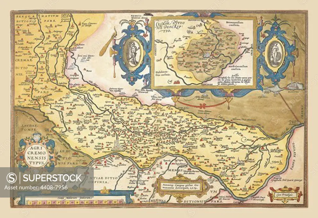 Map of Middle East, Theatro D'el Orbe La Tierra - Ortelius