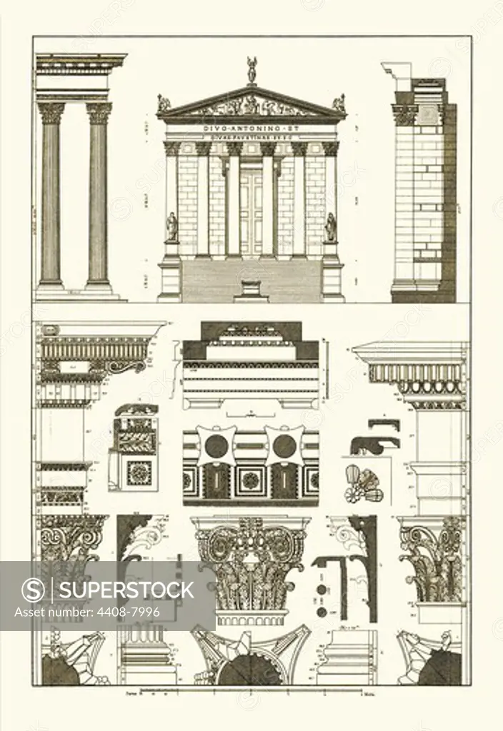 Temples of Antonius, Castor and Mars, Renaissance