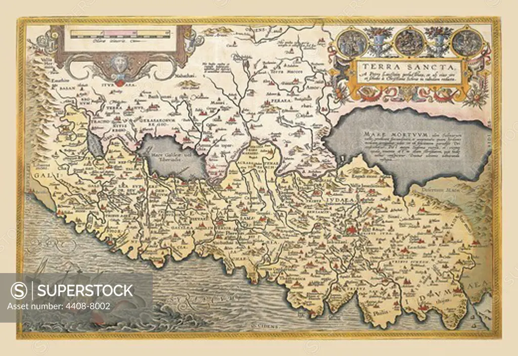 Map of Northern Italy, Theatro D'el Orbe La Tierra - Ortelius