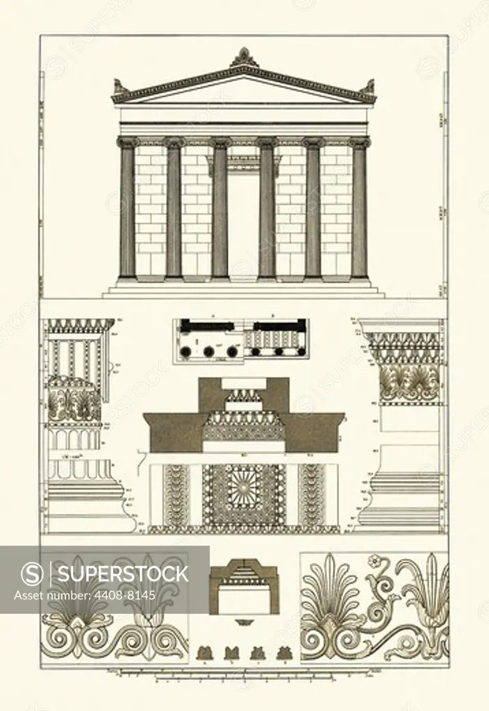 Portico, Coffer and Palmette-Ornament, Renaissance