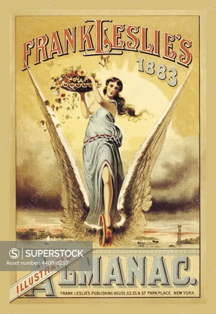 Frank Leslie's Illustrated Almanac: Flight of Flowers, 1883, American Journals - Frank Leslie's