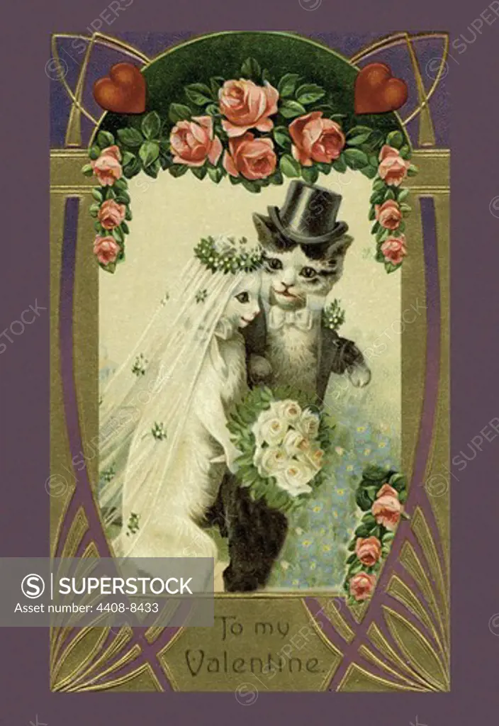 Kitty Bride And Groom, Valentine's Day