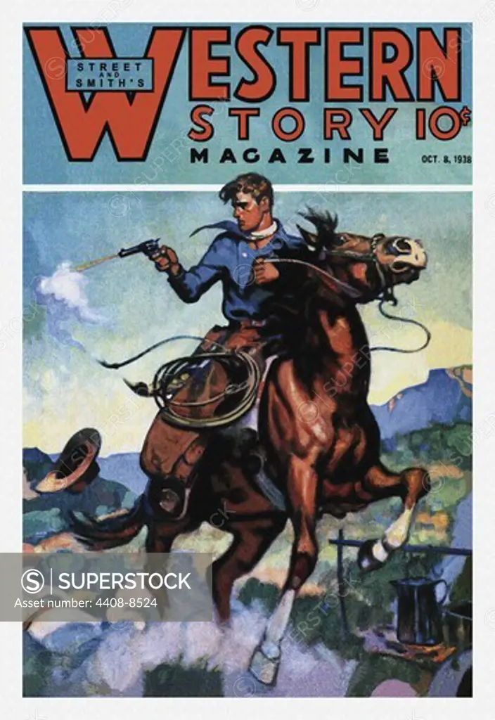 Western Story Magazine: Gunning 'Em Down, Wild West