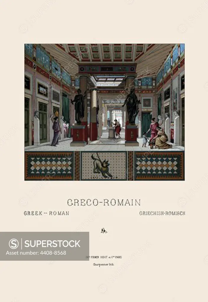 Greco-Roman Architecture, World Fashion - Racinet