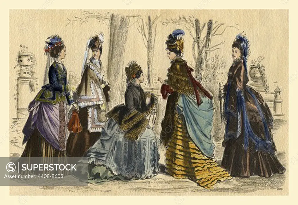 Five Ladies in the Park, Italian Fashion