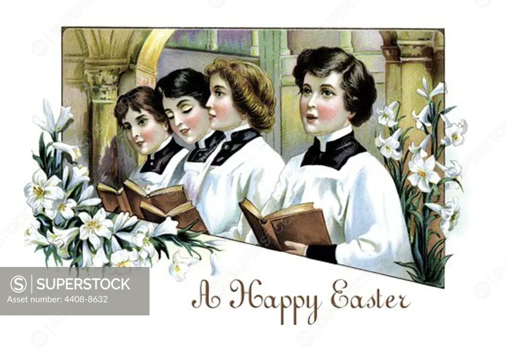 Happy Easter From the Chorus Boys, Easter
