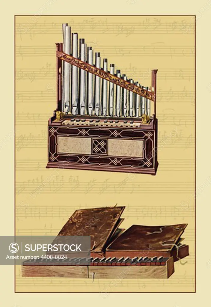 Portable Organ and Bible Regal, Renaissance Musical Instruments