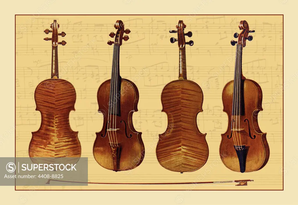 Violins, Renaissance Musical Instruments