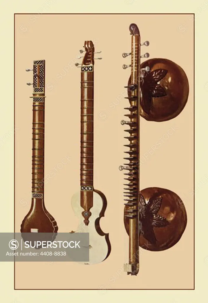 Sitars and Vina, Renaissance Musical Instruments