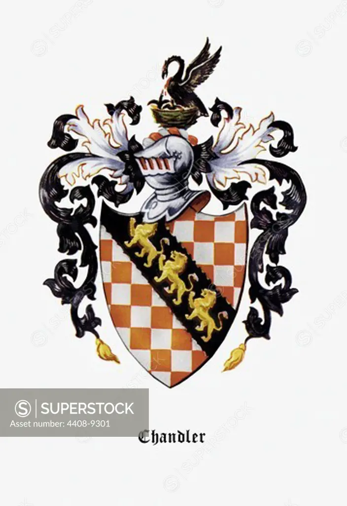 Lewis, Heraldry - Crests