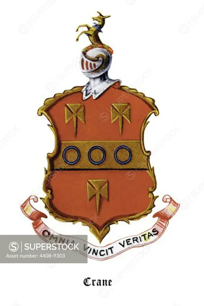 North, Heraldry - Crests