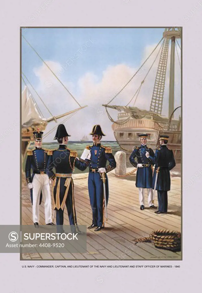 Navy Commander, Captain, and Lieutenant, U.S. Navy - Werner