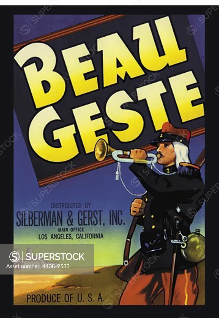 Beau Geste, Vintage Film Posters