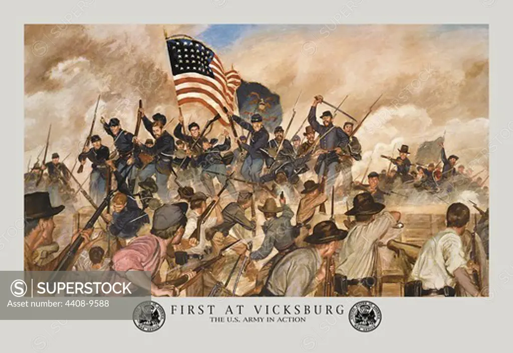 First at Vicksburg, Civil War - USA