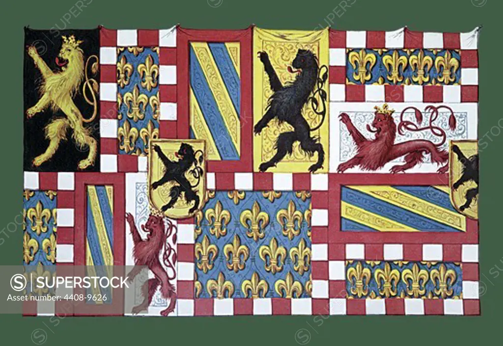 Tenture Armoriee #2, Heraldry - Flags & Banners