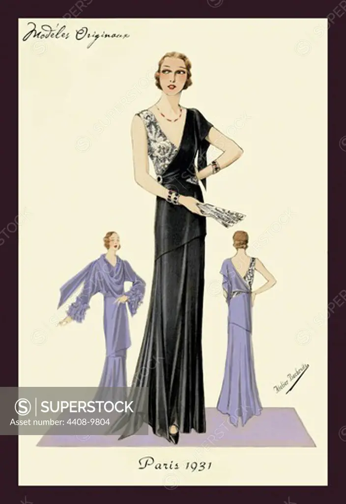 Modeles Originaur: Fashions for a Starlet, Ladies Fashion, French - 1930