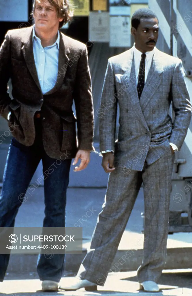 NICK NOLTE and EDDIE MURPHY in 48 HRS. (1982), directed by WALTER HILL.