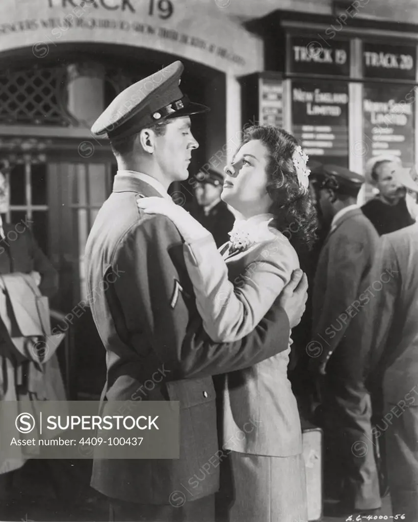 SUSAN HAYWARD and DANA ANDREWS in MY FOOLISH HEART (1949), directed by MARK ROBSON.