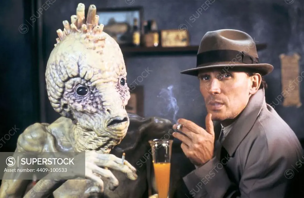PETER WELLER in NAKED LUNCH (1991), directed by DAVID CRONENBERG. Copyright: Editorial use only. No merchandising or book covers. This is a publicly distributed handout. Access rights only, no license of copyright provided. Only to be reproduced in conjunction with promotion of this film.