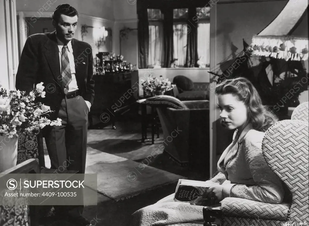 DIRK BOGARDE and RENEE ASHERSON in ONCE A JOLLY SWAGMAN (1949).