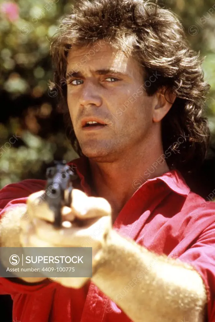 MEL GIBSON in LETHAL WEAPON (1987), directed by RICHARD DONNER.