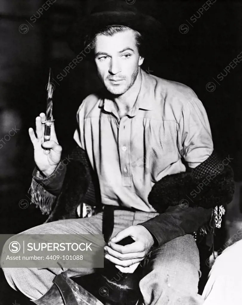 GARY COOPER in THE PLAINSMAN (1936), directed by CECIL B DEMILLE.