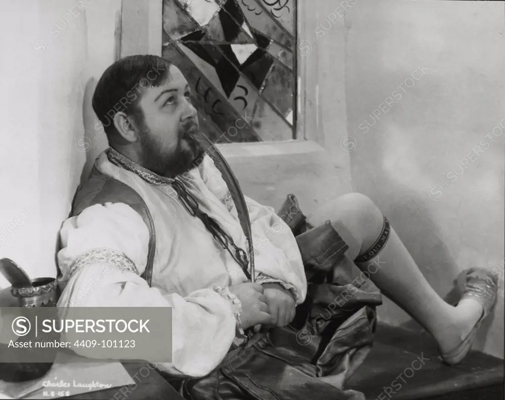 CHARLES LAUGHTON in THE PRIVATE LIFE OF HENRY VIII (1933), directed by ALEXANDER KORDA.