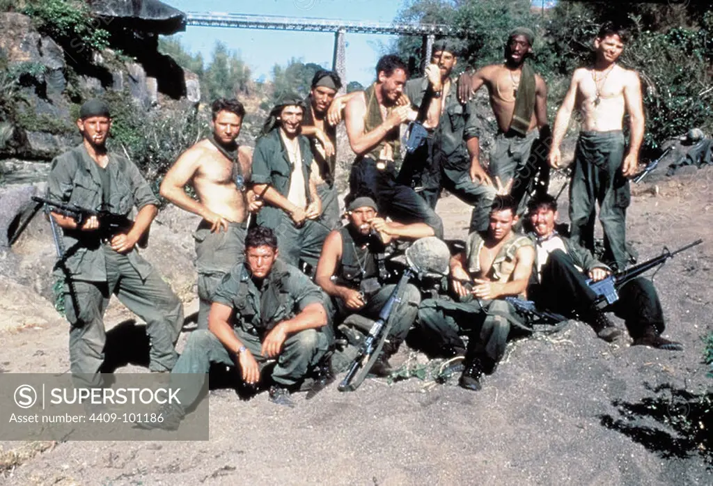 PLATOON (1986), directed by OLIVER STONE.