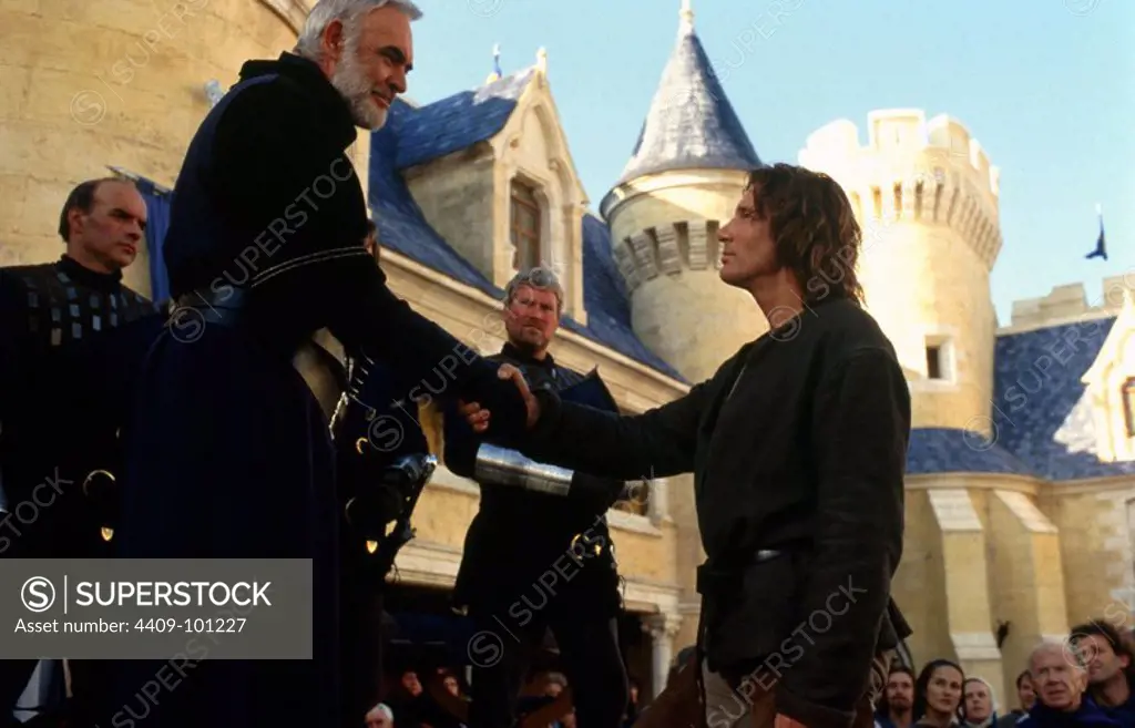 SEAN CONNERY and RICHARD GERE in FIRST KNIGHT (1995), directed by JERRY ZUCKER.