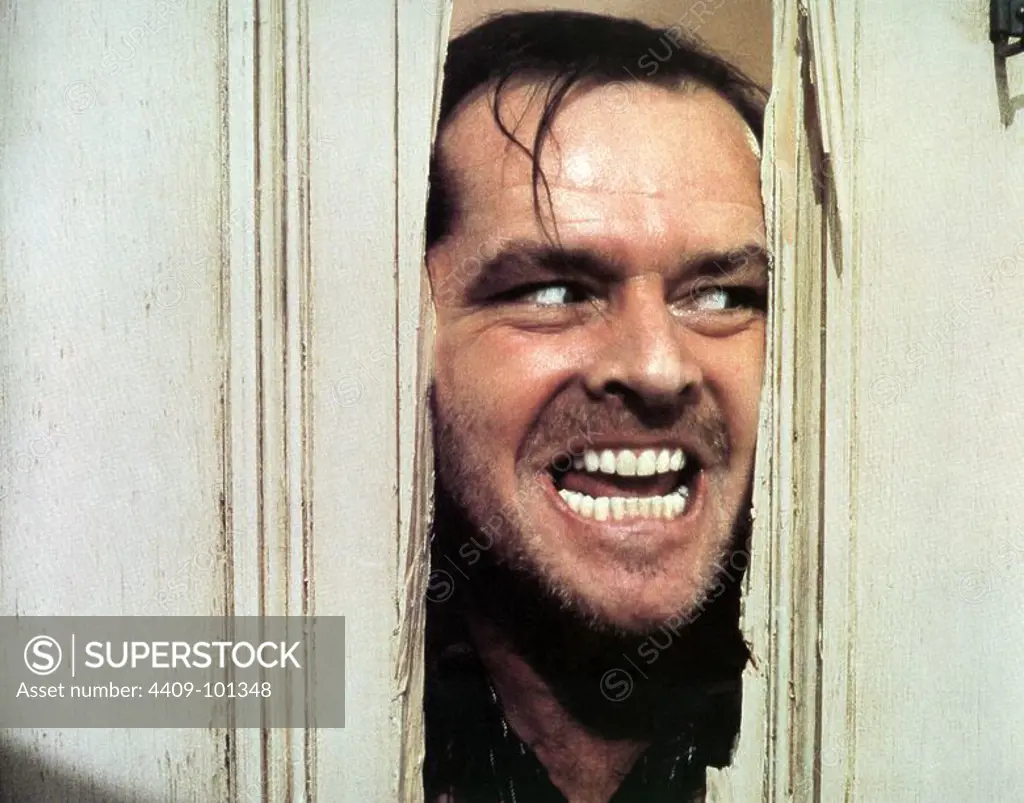 JACK NICHOLSON in THE SHINING (1980), directed by STANLEY KUBRICK.
