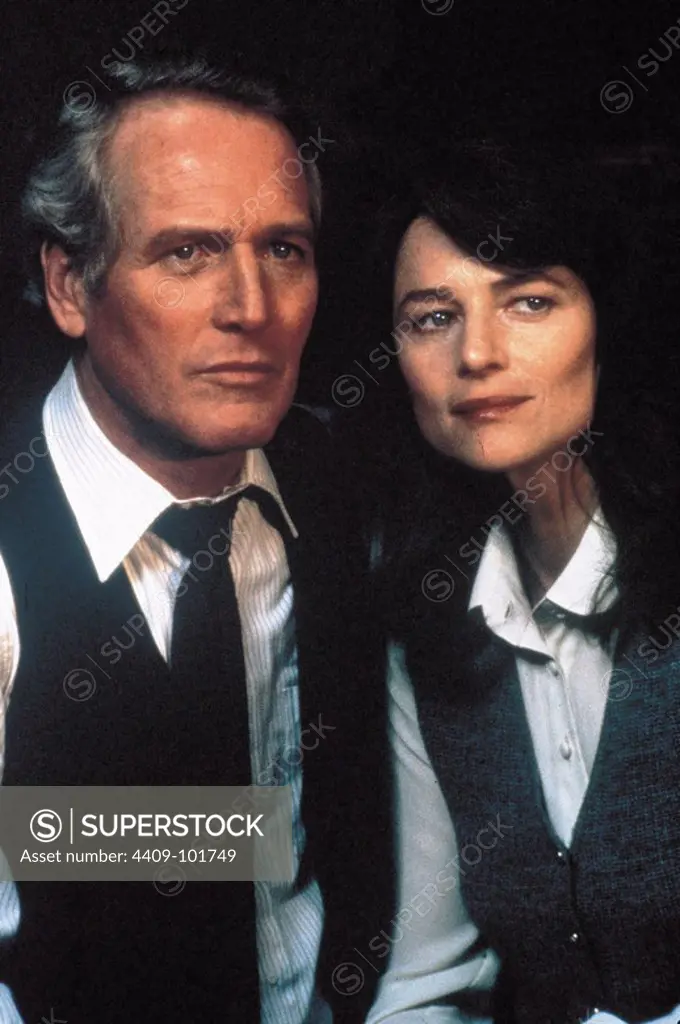 PAUL NEWMAN and CHARLOTTE RAMPLING in THE VERDICT (1982), directed by SIDNEY LUMET.