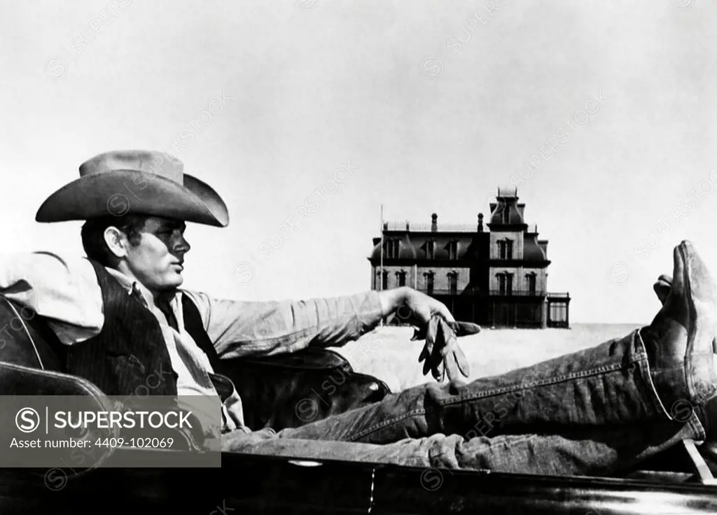 JAMES DEAN in GIANT (1956), directed by GEORGE STEVENS.