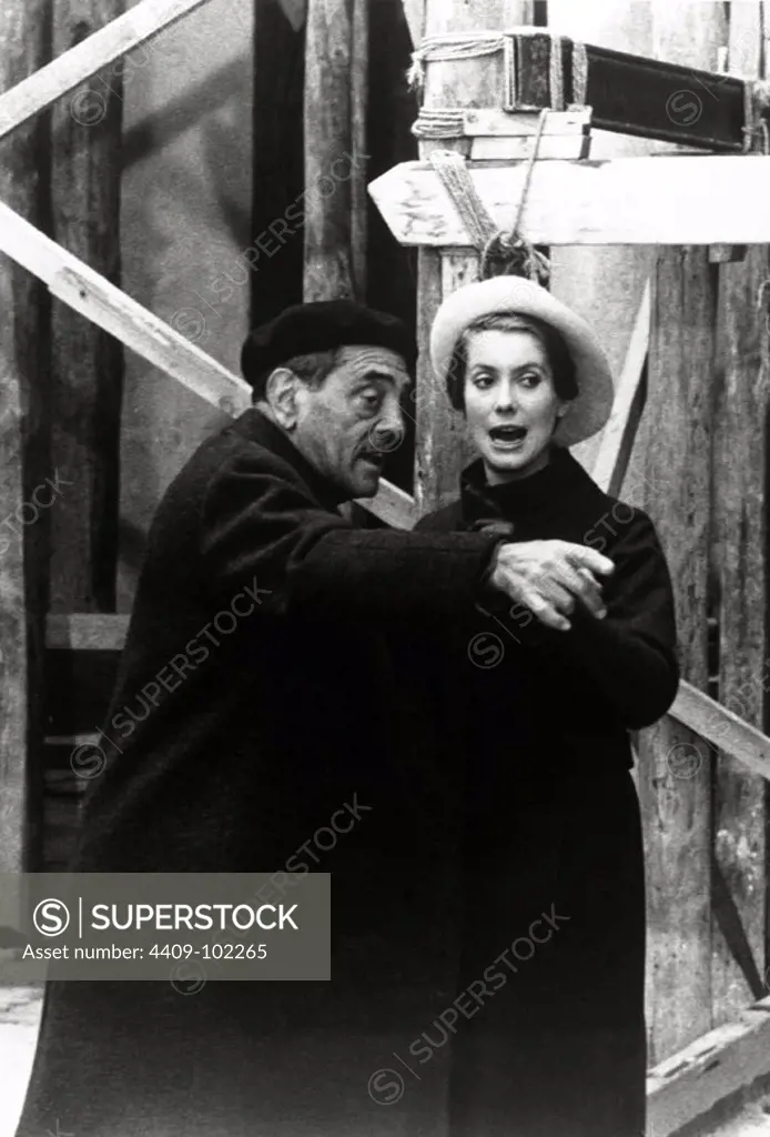 CATHERINE DENEUVE and LUIS BUÑUEL in TRISTANA (1970), directed by LUIS BUÑUEL.
