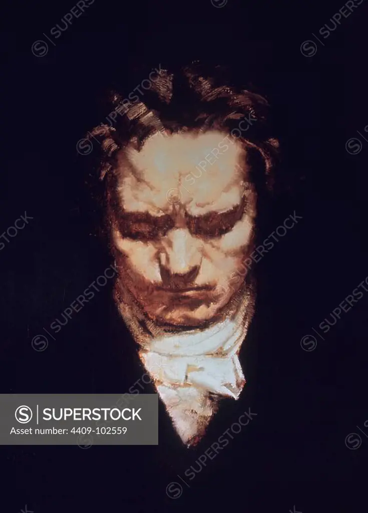 RETRATO DE BEETHOVEN. Ludwig Van Beethoven (1770-1827).