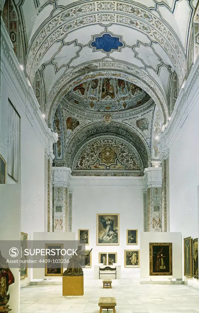 INTERIOR-SALA PRINCIPAL. Author: OVIEDO JUAN DE. Location: MUSEO DE BELLAS ARTES-CONVENTO DE LA MERCED CALZAD. Sevilla. Seville. SPAIN.