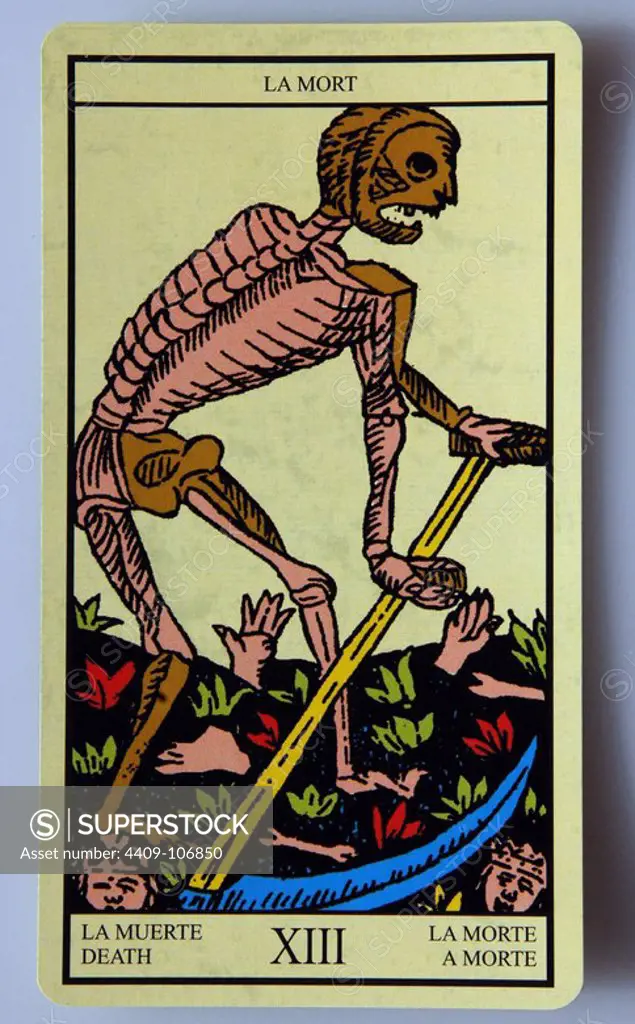 Tarot card: Death.