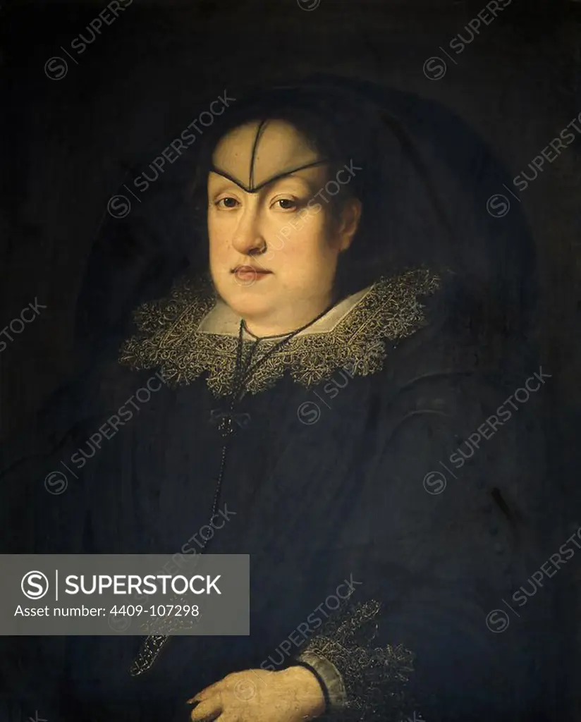 Justus Sustermans / 'Archduchess Maria Magdalena of Austria, Grand Duchess of Tuscany', ca. 1627, Flemish School, Oil on canvas, 77 cm x 63 cm, P00009. Museum: MUSEO DEL PRADO, MADRID, SPAIN.