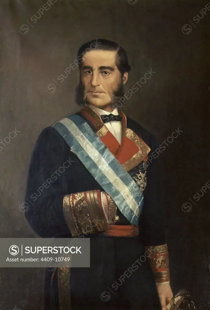 EL ALMIRANTE MENDEZ NUÑEZ (1824/1869) - MARINO Y MILITAR ESPAÑOL. Location: MUSEO NAVAL / MINISTERIO DE MARINA. MADRID. SPAIN. MENDEZ NUÑEZ CASTO.