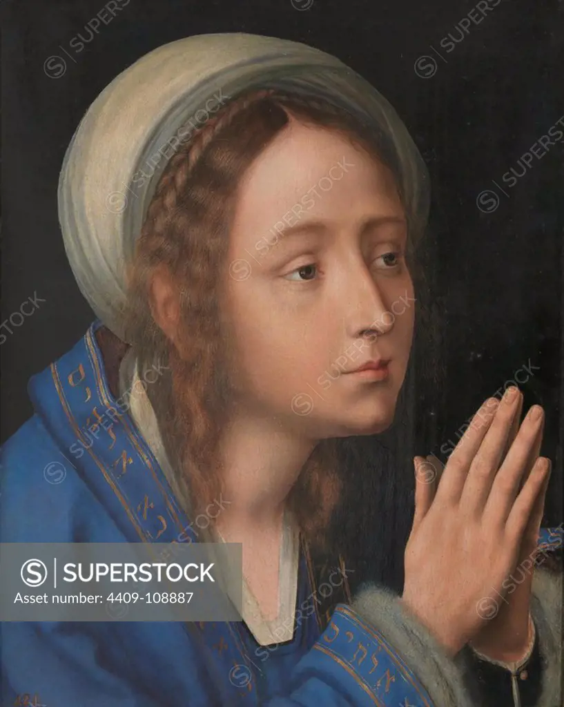 Quentin Massys / 'The Virgin Mary', 1529, Flemish School, Oil on panel, 44 cm x 35 cm, P01562. Museum: MUSEO DEL PRADO, MADRID, SPAIN.