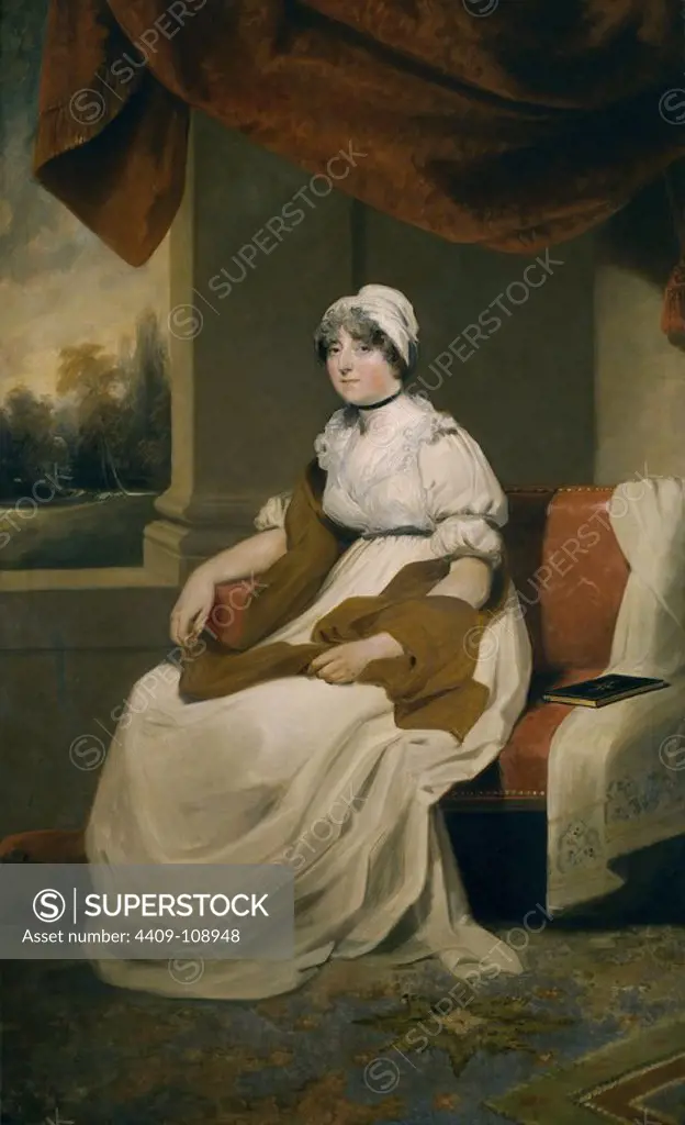 Thomas Lawrence / 'Lady of the Storer Family', Early 19th century, British School, Canvas, 240 cm x 148 cm, P03011. Museum: MUSEO DEL PRADO, MADRID, SPAIN.