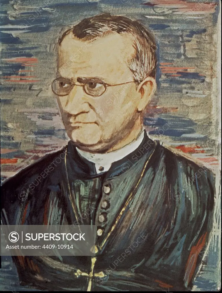 Augustinian abbot and Austrian botanist. He made discovers on genetics. GREGOR MENDEL.