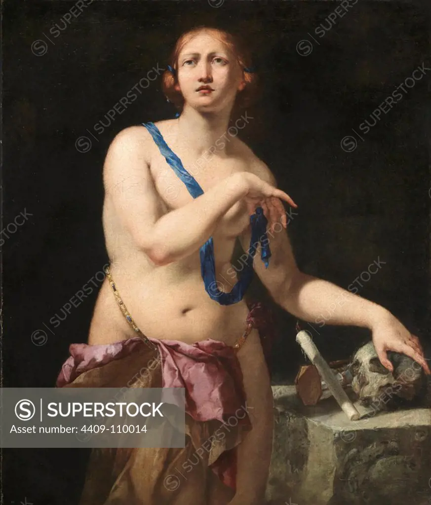 Pietro Negri / 'Vanitas', 1662, Italian School, Oil on canvas, 110 cm x 90 cm, P02711. Museum: MUSEO DEL PRADO, MADRID, SPAIN.