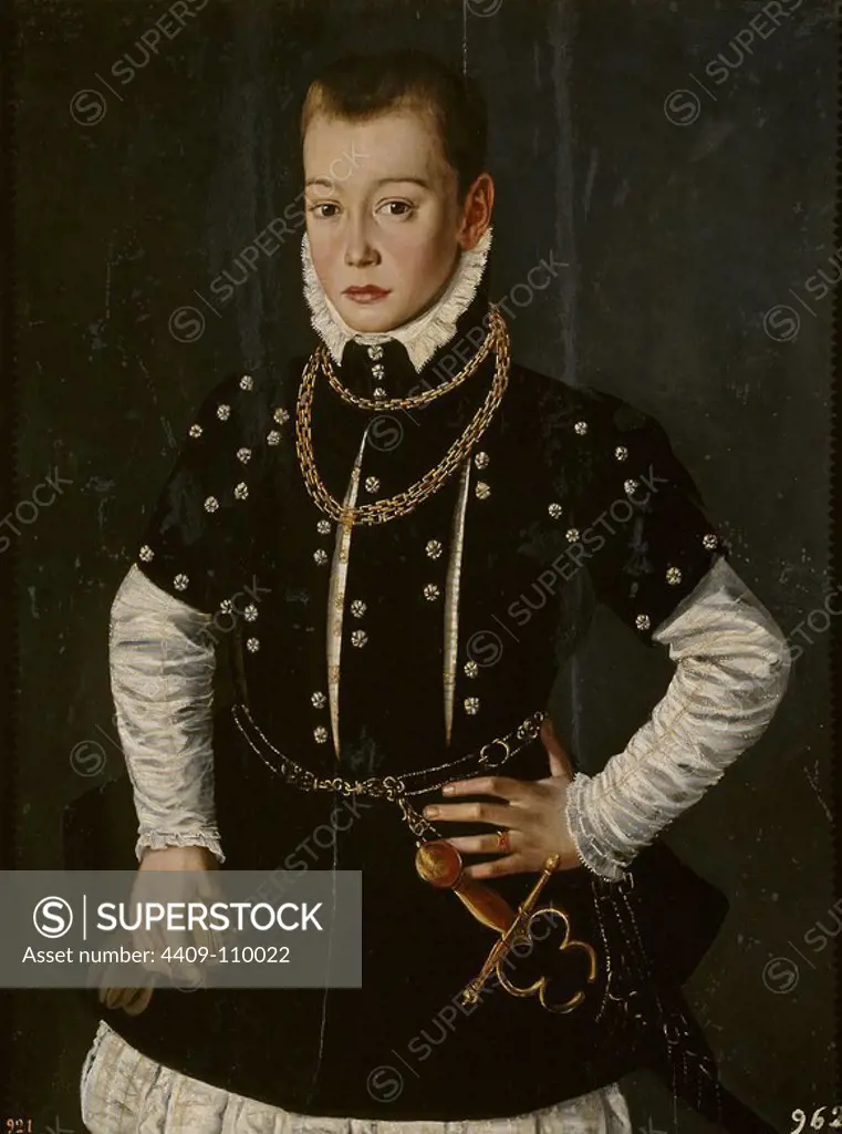 Anonymous / 'Retrato de niño desconocido', ca. 1570, Flemish School, Oil, 83,9 cm x 62,6 cm, P00056. Museum: MUSEO DEL PRADO, MADRID, SPAIN.