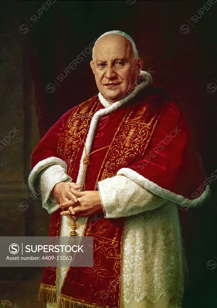 Pope John XXIII, born Angelo Giuseppe Roncalli (1881-1963). Location: INTERIOR. Venedig. ITALIA.