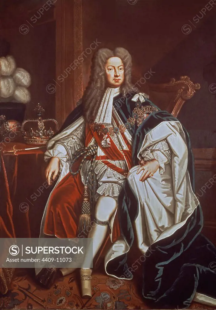 JORGE I DE INGLATERRA HANNOVER 1660/1727.