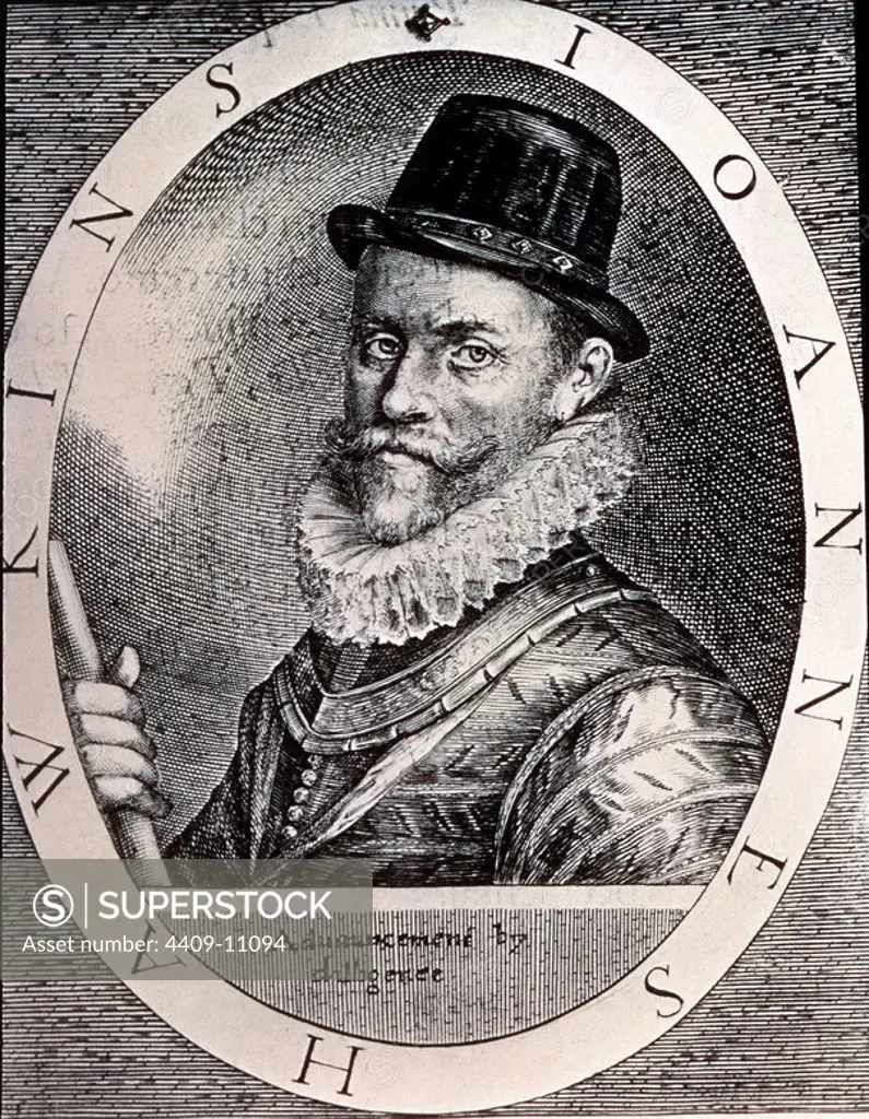 John Hawkins (1532-1595), English navigator, pirate and slave trader. Location: PRIVATE COLLECTION.