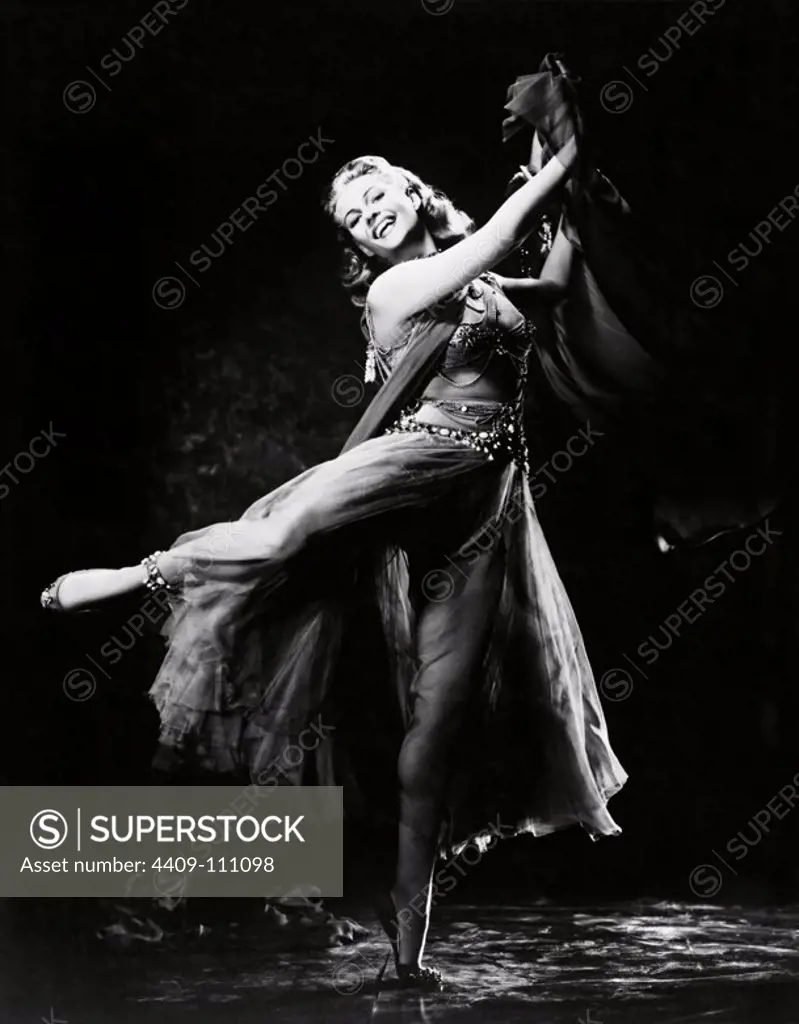 RITA HAYWORTH in SALOME: THE DANCE OF THE SEVEN VEILS (1953) -Original title: SALOME-, directed by WILLIAM DIETERLE. Custome by Jean Louis.