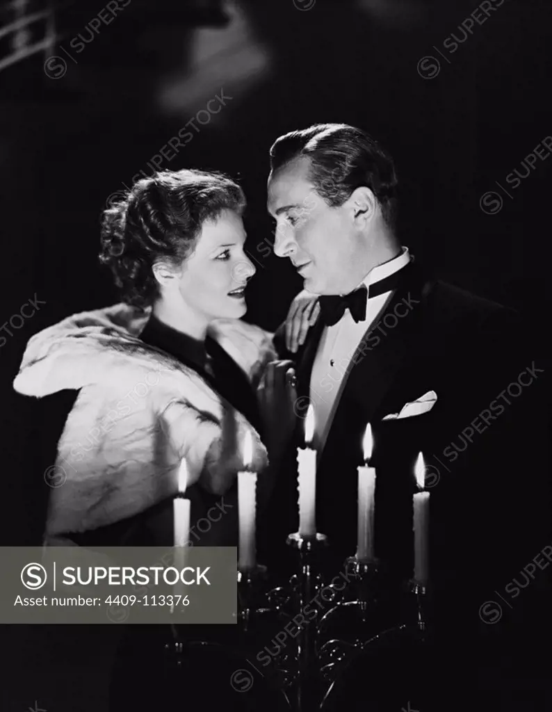 PAUL LUKAS and ELISSA LANDI in BY CANDLELIGHT (1933), directed by JAMES WHALE.