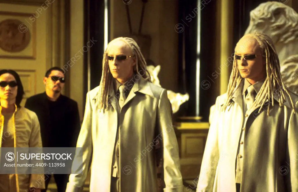 ADRIAN RAYMENT and NEIL RAYMENT in THE MATRIX RELOADED (2003), directed by ANDY WACHOWSKI and LARRY WACHOWSKI.